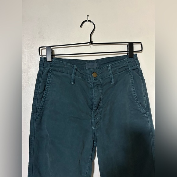 MOTHER MOTHER Misfit Crop Marine Ankle Zip Jogger Pants Womens Size 24 - Picture 5 of 12